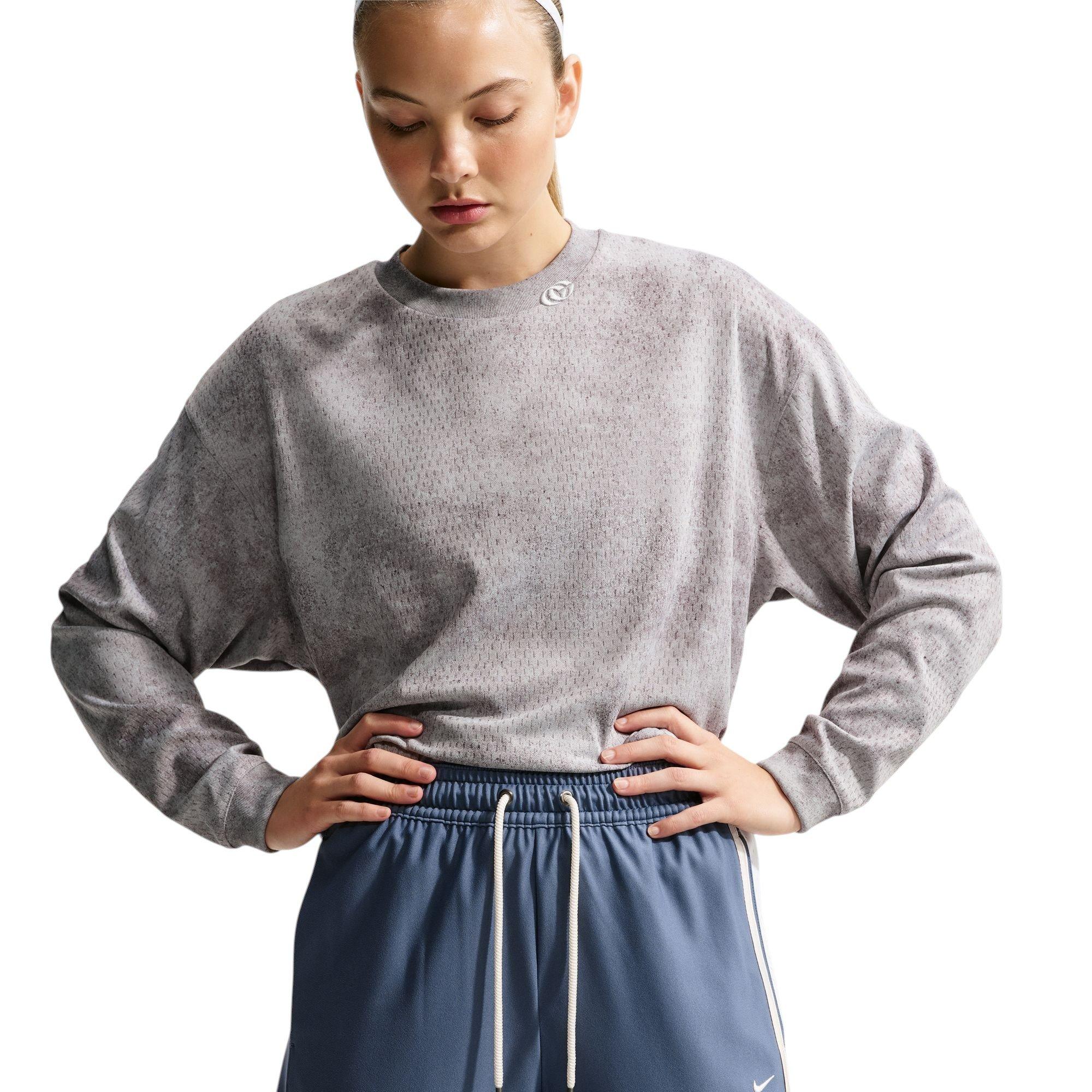 Nike Caitlin Standard Issue Dri-FIT "Blue/White" Women's 6" Game Curve Basketball Shorts - BLUE/WHITE